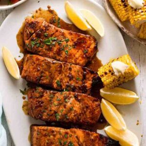 Grilled Marinated Salmon